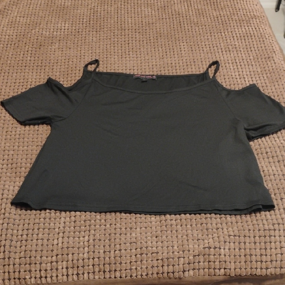 Chic Black Cold Shoulder Camisole